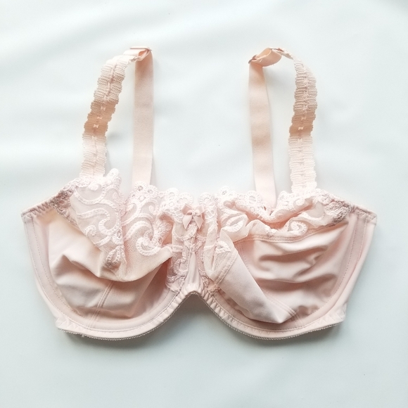 new Fayreform Full Bust Figure Unlined Lace Underwire Bra 32F - Picture 2 of 11